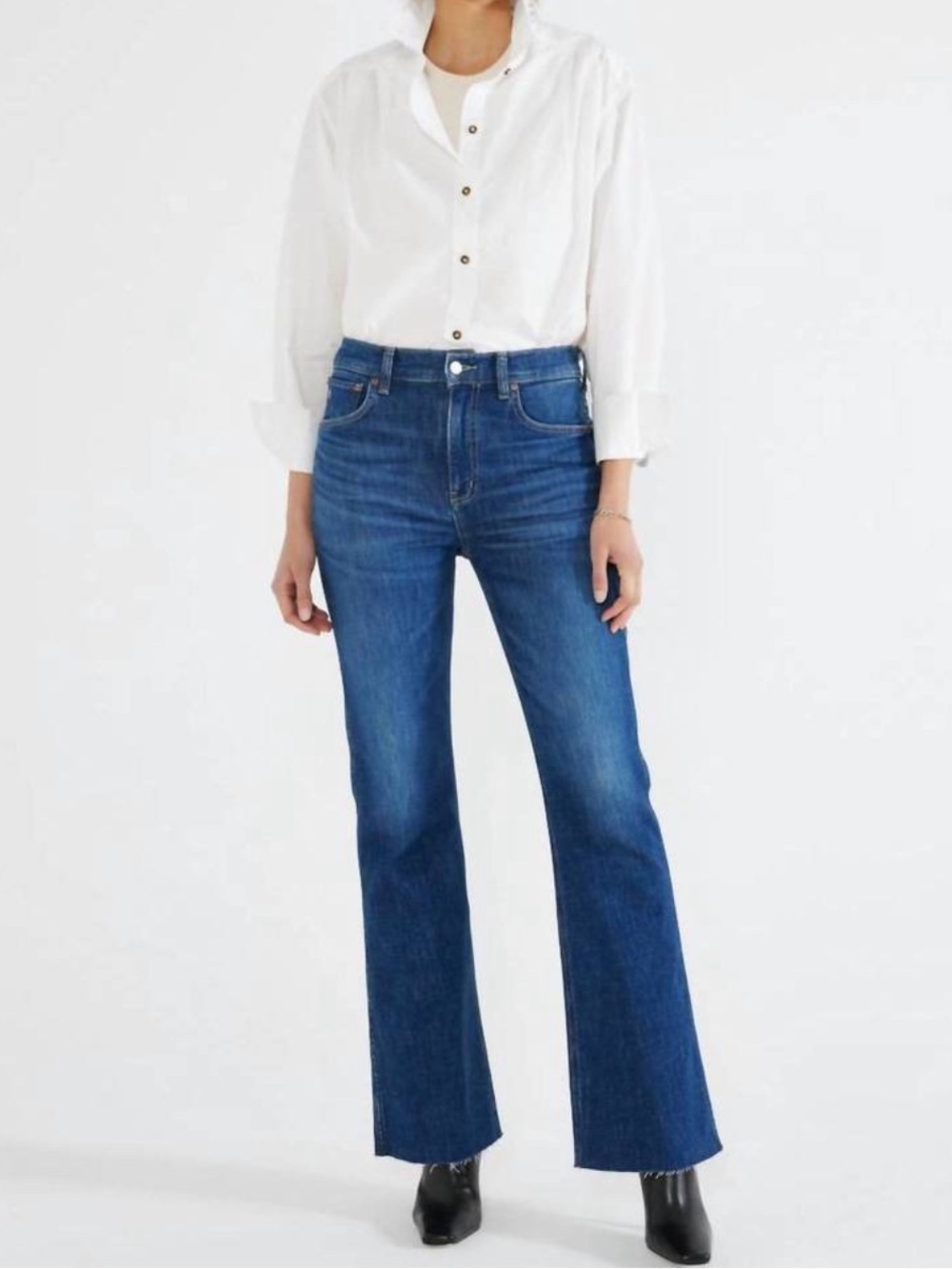 ETICA anya modern flare jean sz 29 blue high rise